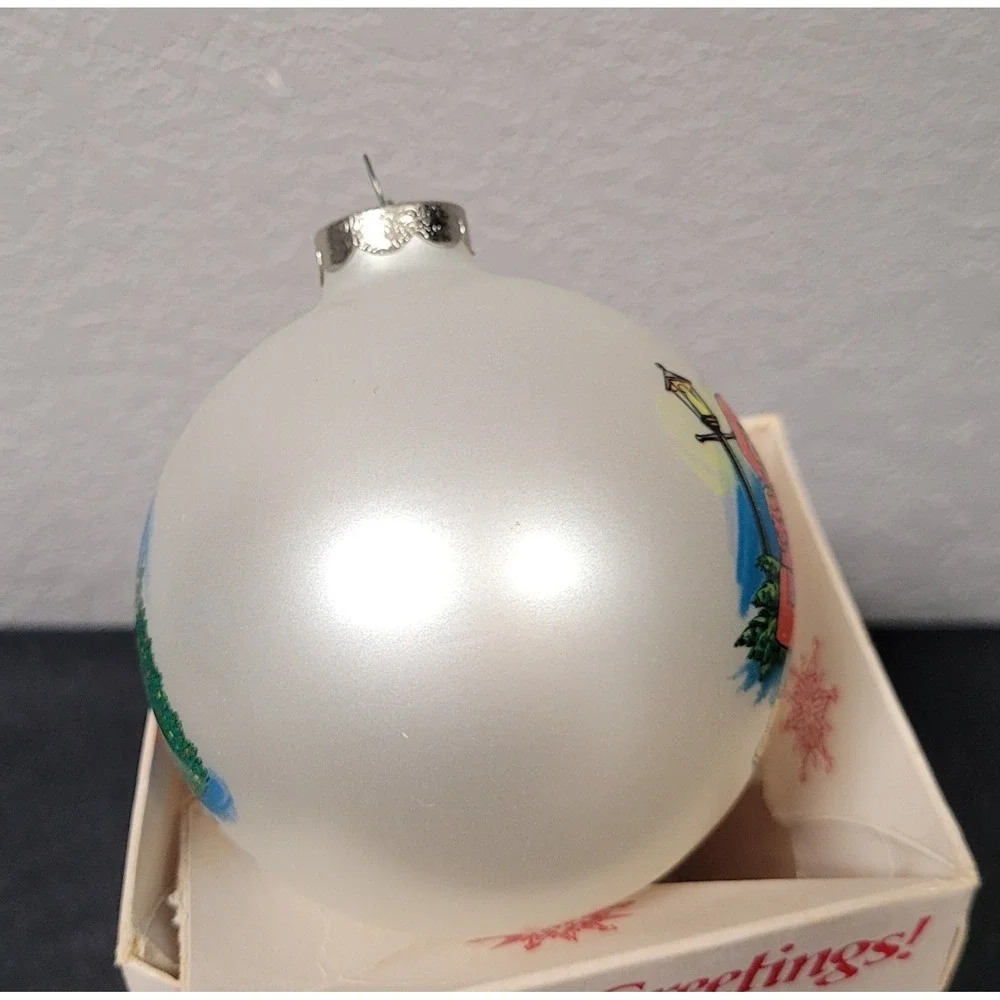 Vintage 1984 Campbell's Kids Collector's Edition Christmas Glass Ball Ornament